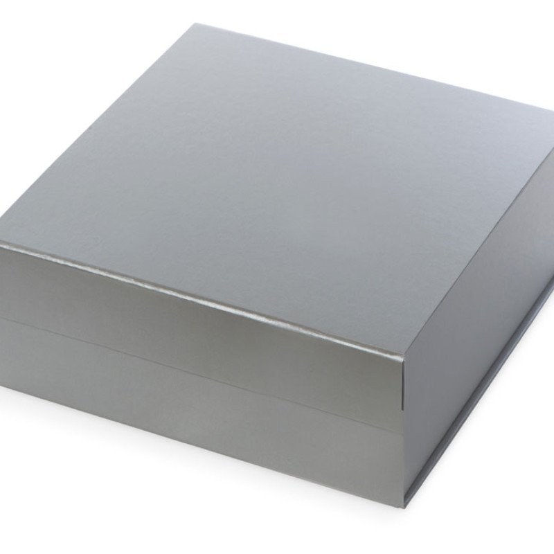 Коробка разборная на магнитах L, серебристый