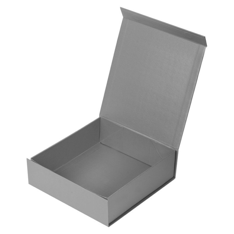 Коробка разборная на магнитах S, серебристый