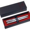 Набор Pierre Cardin PEN&PEN: ручка шариковая + роллер. Цвет - стальной. Упаковка Е.