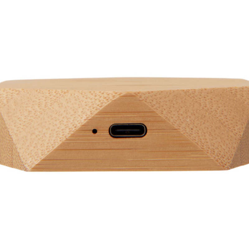 Беспроводное зарядное устройство «Gex», 15 Вт, бамбук