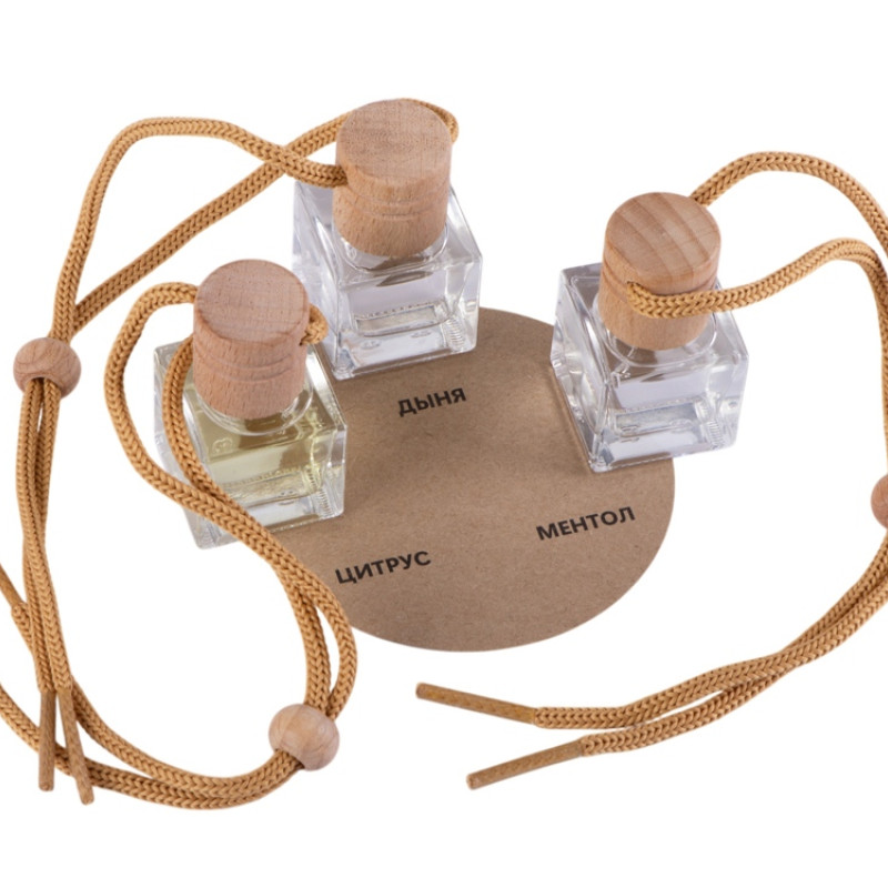 Набор автоароматов "Boho 3", крафтовый тубус