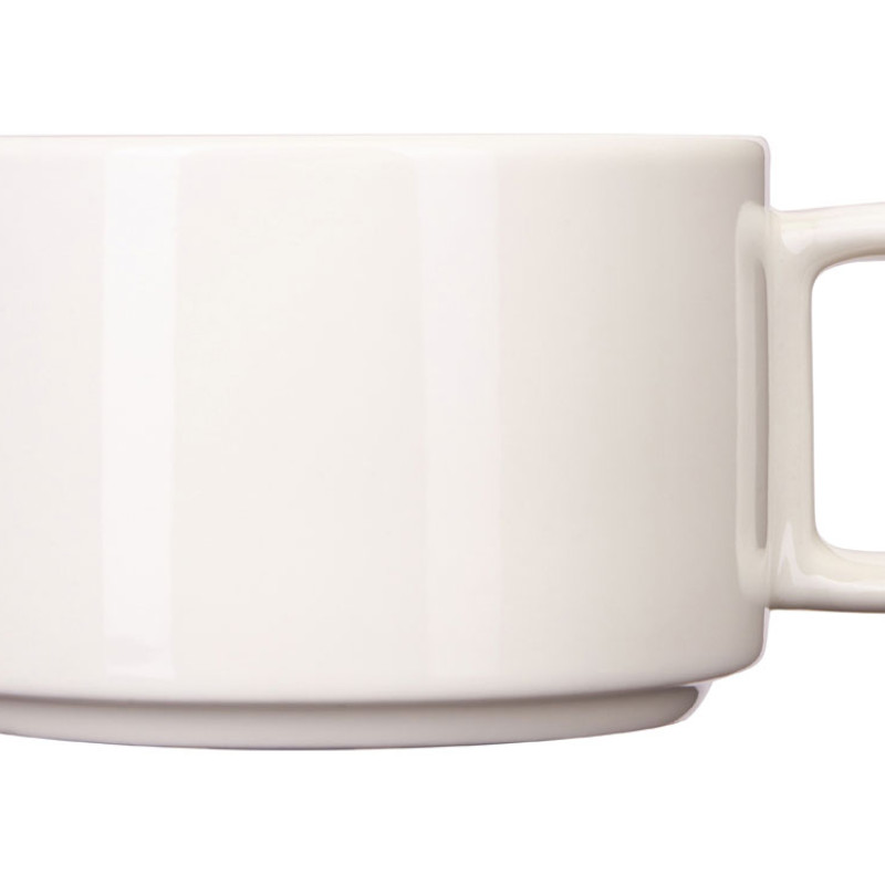 Набор чашка с бамбуковым блюдцем "Sheffield", белый