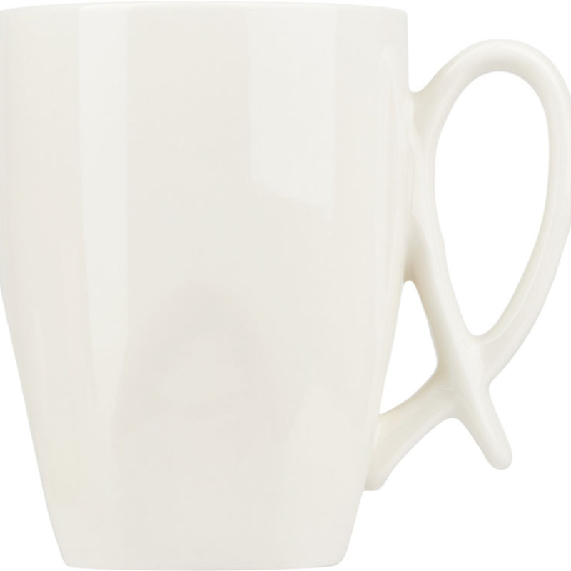 Чайная пара с бамбуковым блюдцем "Deny", белый