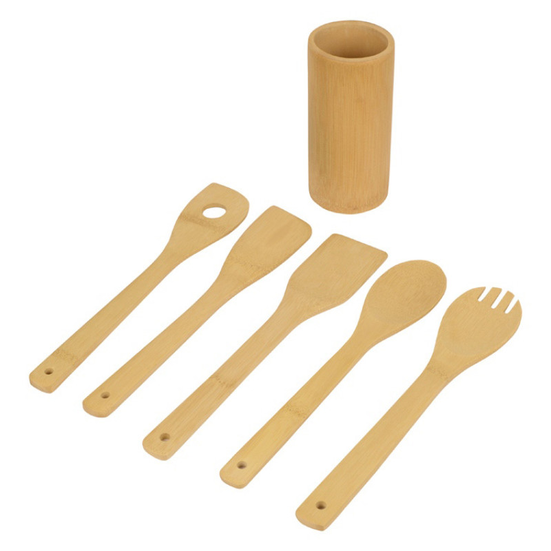 Набор кухонных принадлежностей из бамбука 6в1 «Bestie»