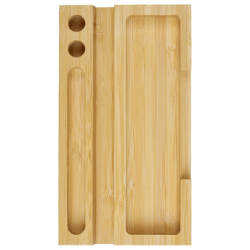 Настольный органайзер с вечным календарем и подставкой для телефона "Akira", натуральный Настольный органайзер с вечным календарем и подставкой для телефона "Akira", натуральный