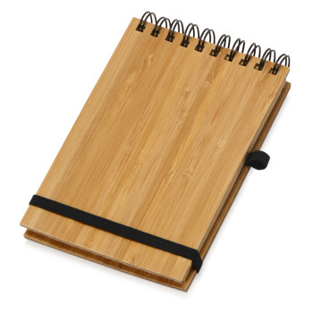 Блокнот B7 «Kawasaki» с обложкой из бамбука, натуральный