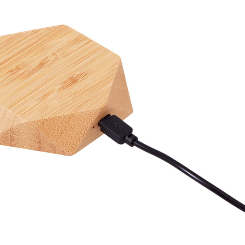 Беспроводное зарядное устройство «Gex», 15 Вт, бамбук