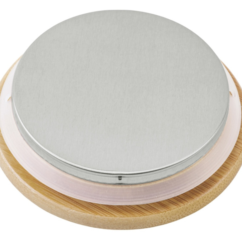 Стакан Batur с двойными стенками и бамбуковой крышкой, 450 мл