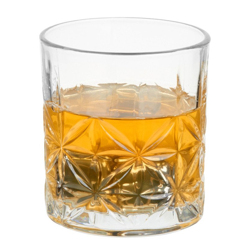 Набор для виски на бамбуковой подставке "Boulevardier"