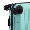 Чемодан TORBER КАСПИЙ, светло-зелёный, ABS-пластик, 43 х 26 х 68 см, 64 л