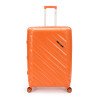 Чемодан TORBER В Отпуск, оранжевый, полипропилен, 54,5 х 33,5 х 79 см, 135 л