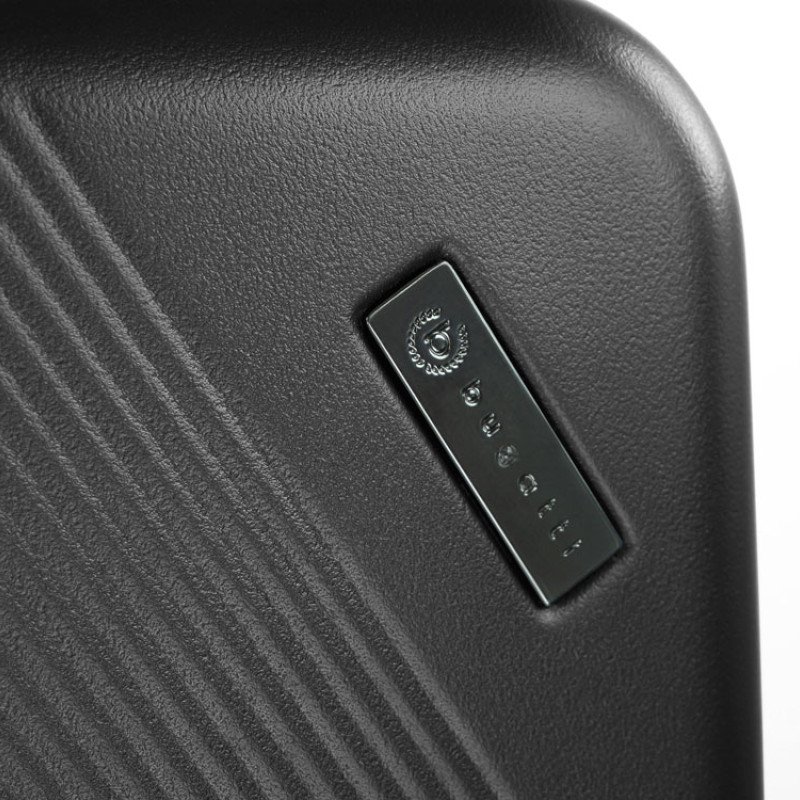 Чемодан BUGATTI КАЛЛИСТО | KALLISTO, чёрный, АБС-пластик, 50,5х30,5х74 см, 100 л