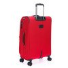 Чемодан TORBER БРОСНО, красный, нейлон 600D, 43,5 х 26 х 68 см, 56 л