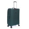 Чемодан TORBER СЕЙД, тёмно-зелёный, нейлон 600D, 48 х 26,5 х 78 см, 85 л