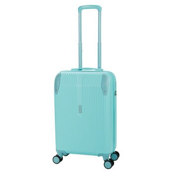 Чемодан TORBER В Отпуск, бирюзовый, ABS-пластик, 41 х 25 х 61 см, 48 л, 2,7 кг