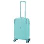 Чемодан TORBER В Отпуск, бирюзовый, ABS-пластик, 41 х 25 х 61 см, 48 л, 2,7 кг