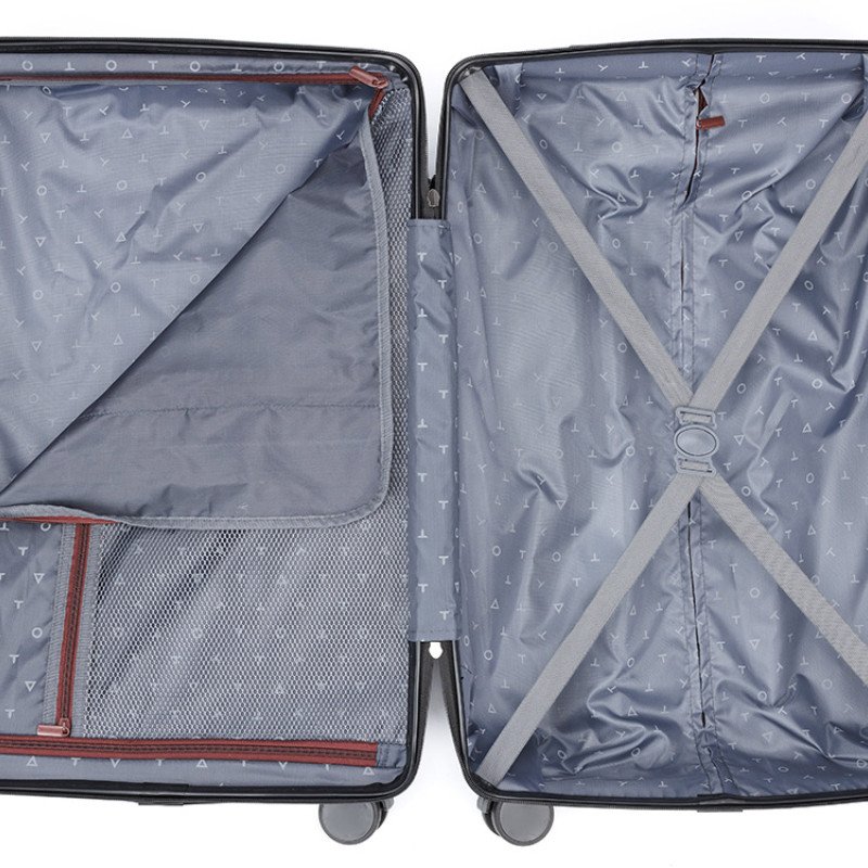 Чемодан TORBER ОНЕГА, бордовый, ABS-пластик, 79,5 х 51 х 29 см, 103 л