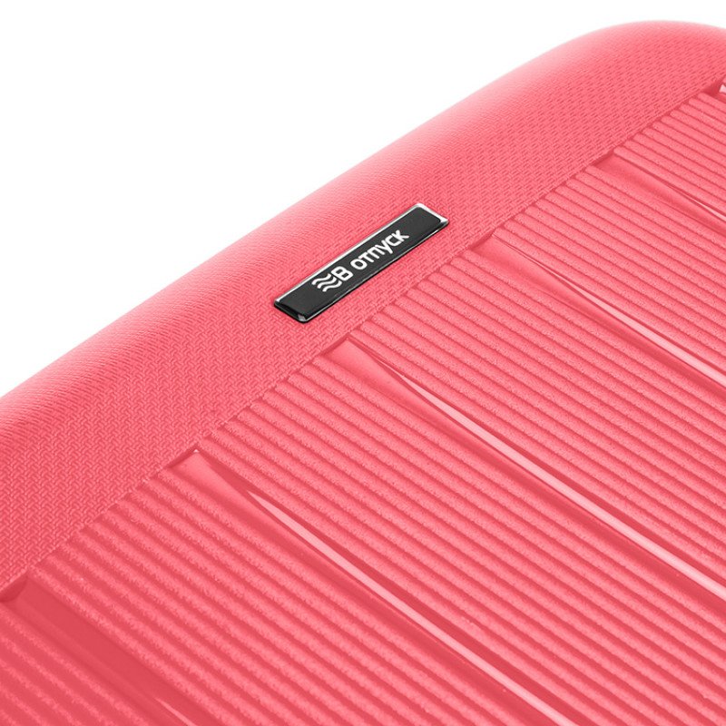 Чемодан TORBER В Отпуск, ярко-розовый, полипропилен, 65,5 х 43,5 х 26 см, 62 л