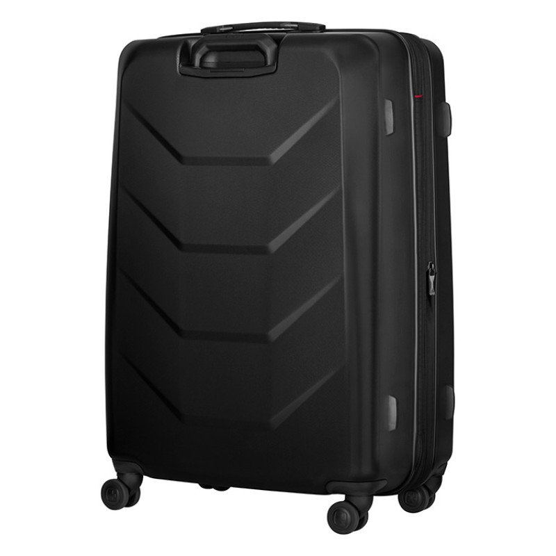 Чемодан WENGER Prymo, чёрный, большой, 52х76х30 см, 93 л, ABS+PC