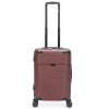 Чемодан TORBER ОНЕГА, бордовый, ABS-пластик, 59,5 х 39,5 х 24 см, 46 л