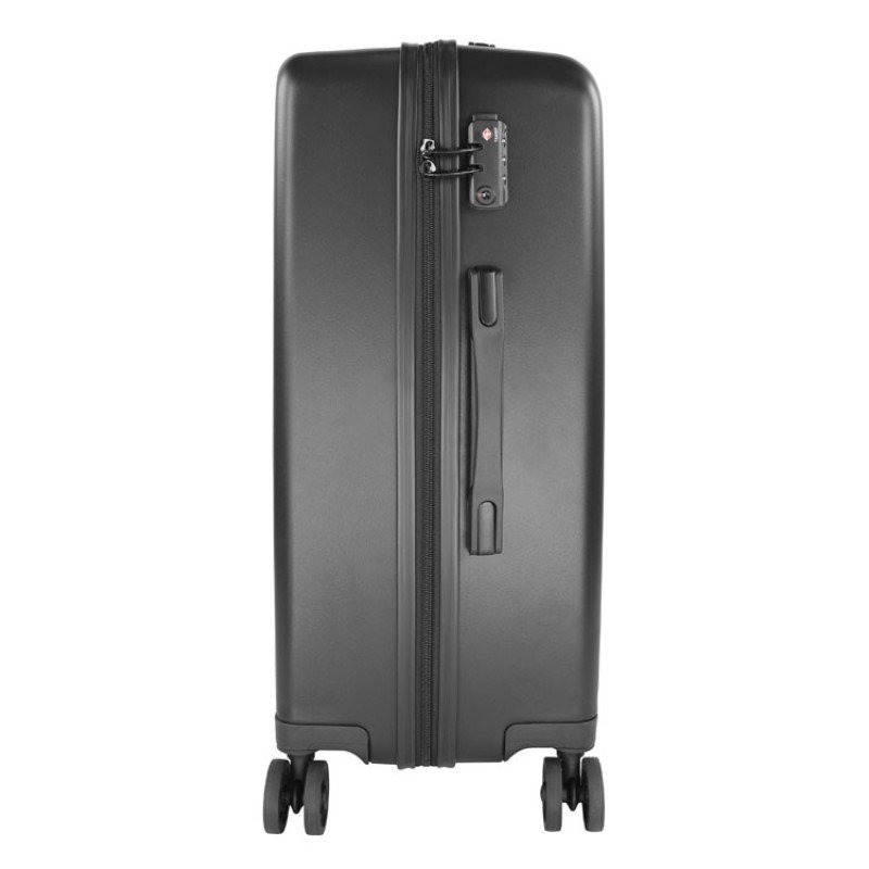 Чемодан BUGATTI КАЛЛИСТО | KALLISTO, чёрный, АБС-пластик, 44,5х26х63,5 см, 65 л