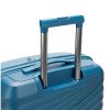 Чемодан TORBER НЕВО, синий, полипропилен, 45 х 26 х 66 см, 66 л