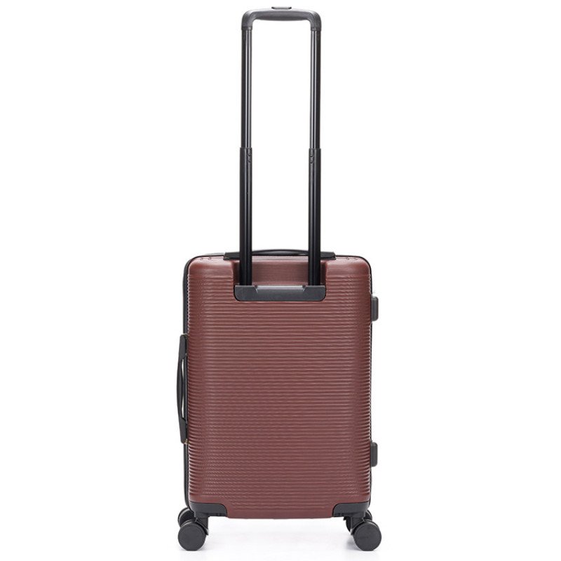 Чемодан TORBER ОНЕГА, бордовый, ABS-пластик, 59,5 х 39,5 х 24 см, 46 л