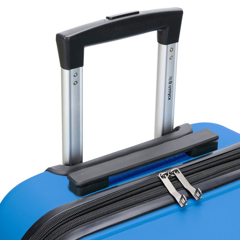 Чемодан TORBER В Отпуск, ярко-синий, полипропилен, 55 х 36 х 21,5 см, 37 л