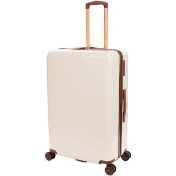 Чемодан BUGATTI АМЕЛИЯ | AMELIA, бежевый, поликарбонат / АБС-пластик, 50х29х76 см, 85 л