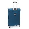 Чемодан TORBER ВИВИ, синий, полиэстер, 48 х 28 х 78 см, 89 л