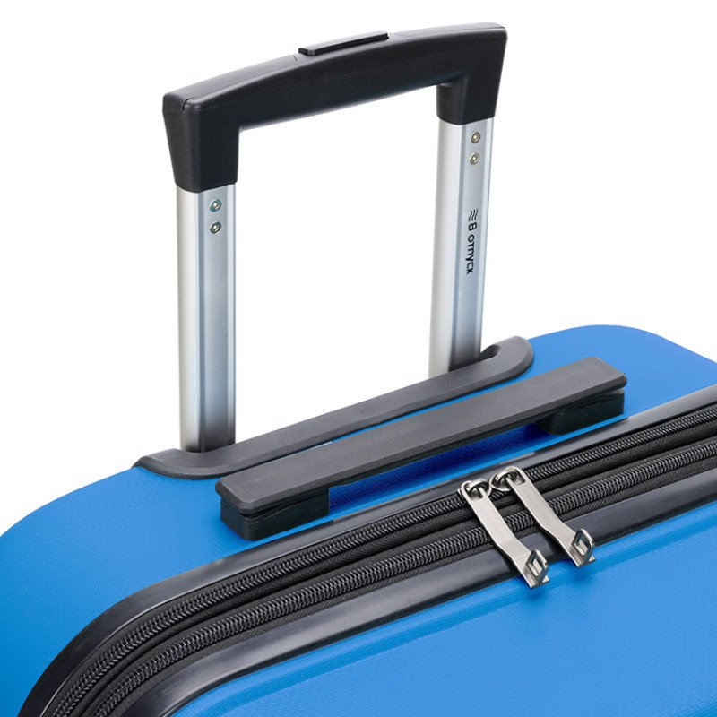 Чемодан TORBER В Отпуск, ярко-синий, полипропилен, 65,5 х 43,5 х 26 см, 62 л