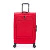 Чемодан TORBER БРОСНО, красный, нейлон 600D, 43,5 х 26 х 68 см, 56 л