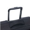 Чемодан TORBER СЕЙД, чёрный, нейлон 600D, 43,5 х 25 х 68 см, 56 л