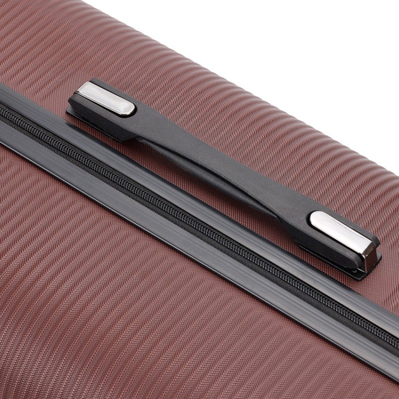 Чемодан TORBER ОНЕГА, бордовый, ABS-пластик, 69,5 х 46 х 26 см, 69 л