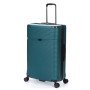 Чемодан TORBER ОНЕГА, зелёный, ABS-пластик, 79,5 х 51 х 29 см, 103 л