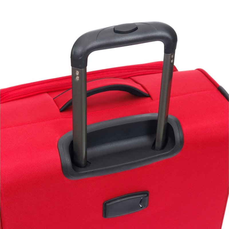 Чемодан TORBER БРОСНО, красный, нейлон 600D, 43,5 х 26 х 68 см, 56 л
