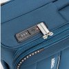 Чемодан TORBER ВИВИ, синий, полиэстер, 44 х 25 х 67 см, 63 л
