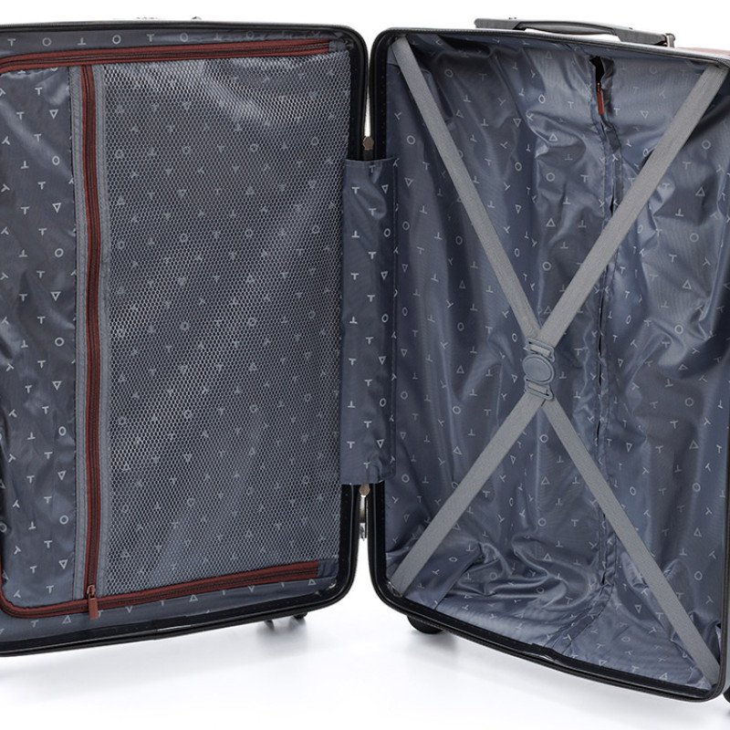 Чемодан TORBER ОНЕГА, бордовый, ABS-пластик, 79,5 х 51 х 29 см, 103 л