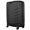 Чемодан WENGER Pegasus, черный, поликарбонат+АБС-пластик, большой, 52х76х30 см, 99 л.