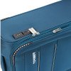 Чемодан TORBER ВИВИ, синий, полиэстер, 39 х 20 х 54 см, 36 л