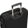 Чемодан TORBER НЕРО, чёрный, переработанный ПЭТ, 40 х 20 х 55 см, 37 л
