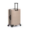 Чемодан TORBER ЭЛЬТОН, песочный, ABS-пластик, 47 х 29 х 78 см, 96 л
