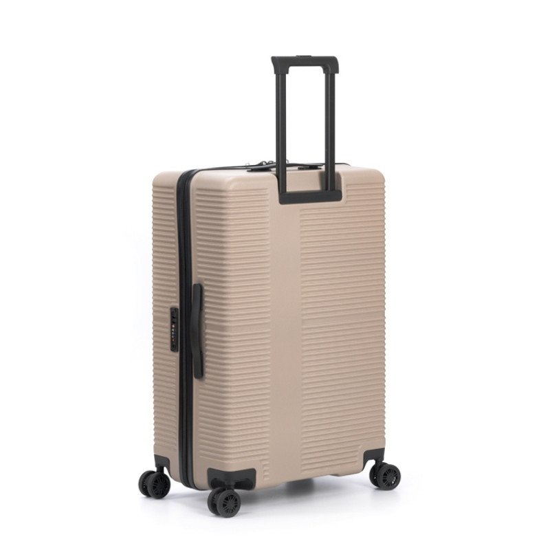 Чемодан TORBER ЭЛЬТОН, песочный, ABS-пластик, 47 х 29 х 78 см, 96 л