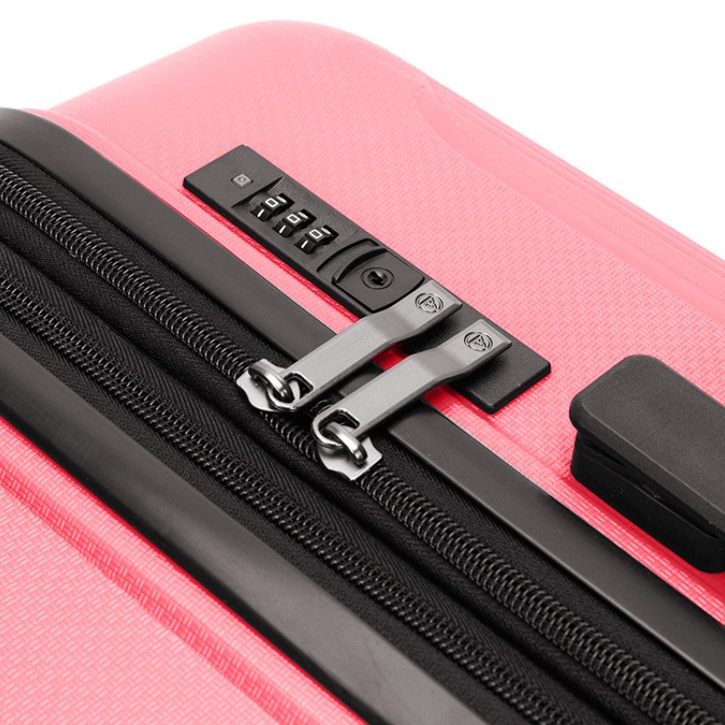 Чемодан TORBER В Отпуск, ярко-розовый, полипропилен, 65,5 х 43,5 х 26 см, 62 л