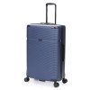 Чемодан TORBER ОНЕГА, синий, ABS-пластик, 79,5 х 51 х 29 см, 103 л
