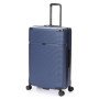 Чемодан TORBER ОНЕГА, синий, ABS-пластик, 79,5 х 51 х 29 см, 103 л