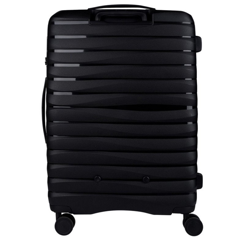 Чемодан Eberhart Dune средний М полипропилен черный 46D-009-424