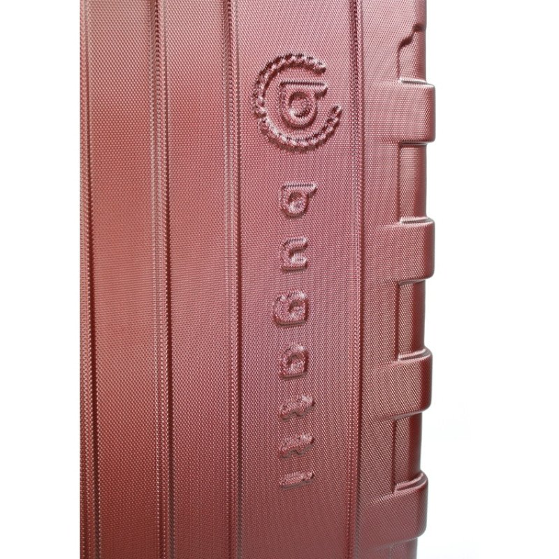 Чемодан для ручной клади BUGATTI ГАЛАТЕЯ | GALATEA, бордовый, поликарбонат / АБС-пластик, 36,5х24,5х56 см, 38 л