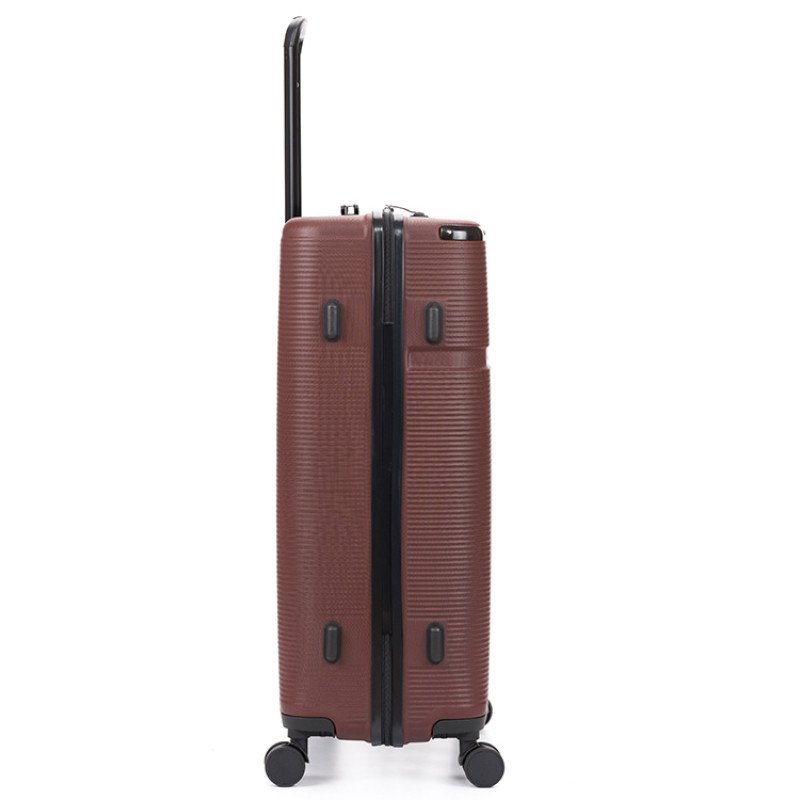 Чемодан TORBER ОНЕГА, бордовый, ABS-пластик, 69,5 х 46 х 26 см, 69 л