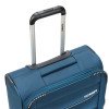 Чемодан TORBER ВИВИ, синий, полиэстер, 39 х 20 х 54 см, 36 л